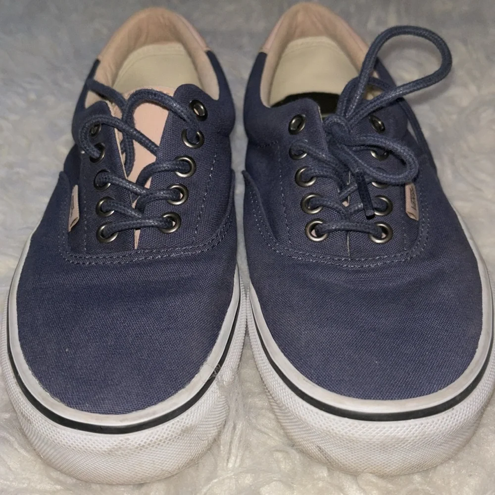 🛹Vans Authentic Era Canvas and Leather Sneakers, Size 8 - Picture 2 of 16